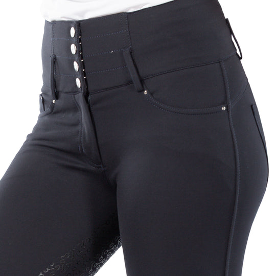 Horze Tara Womens High Waist Silicone Full Seat Breeches image 