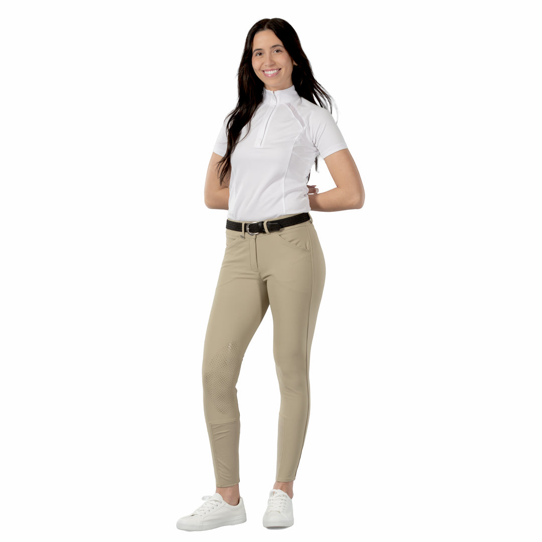 Horze Grand Prix Womens Silicone Knee Patch Breeches image 