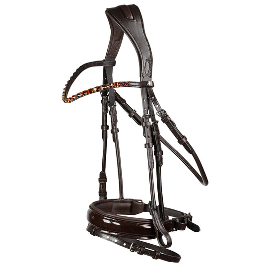 Horze Clermont Ergonomic Crystal Bridle image 