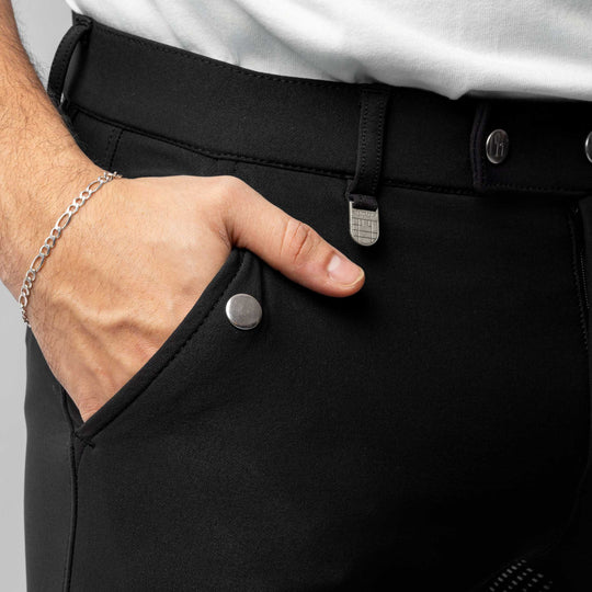 Horze Grand Prix Mens Silicone Grip Full Seat Breeches image 