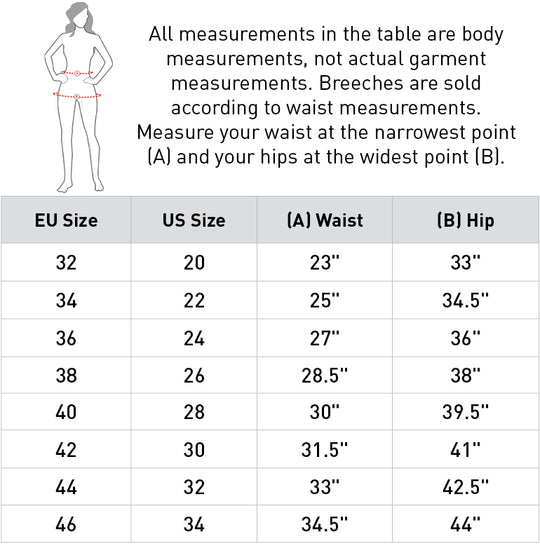 Size chart: Women&