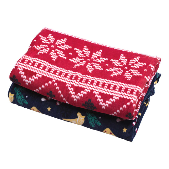 Horze Santa Christmas Throw Blanket image 
