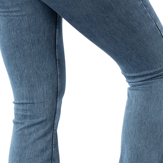 Horze Emery Womens Western Denim-Look Bootcut Tights image 