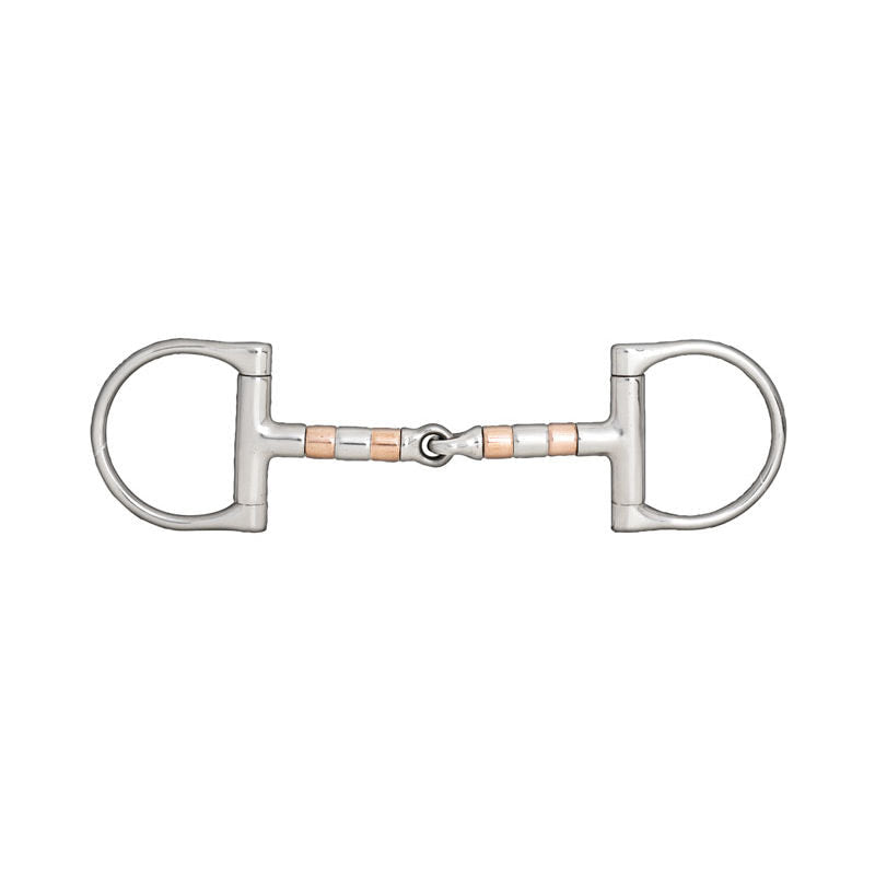 Horze Copper Roller D-Ring Snaffle Bit image #1