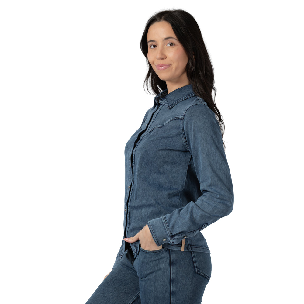 Horze Ulrika Womens Western Stretch Shirt image #2