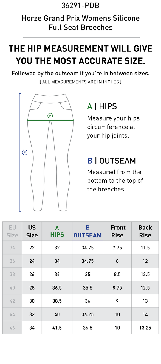 Size chart: Women&