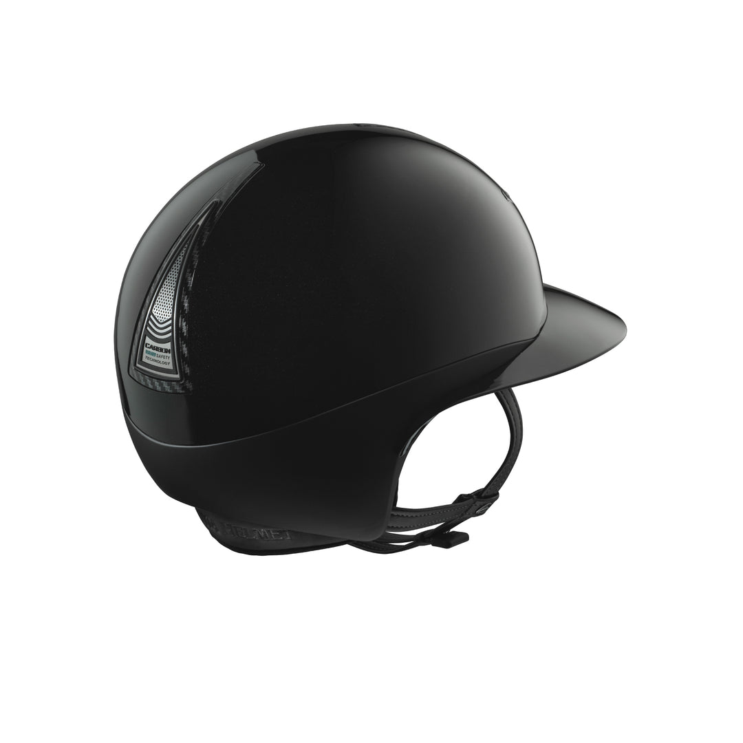 Veredus Vita Carbon GST Glossy Riding Helmet with Wide Visor image 