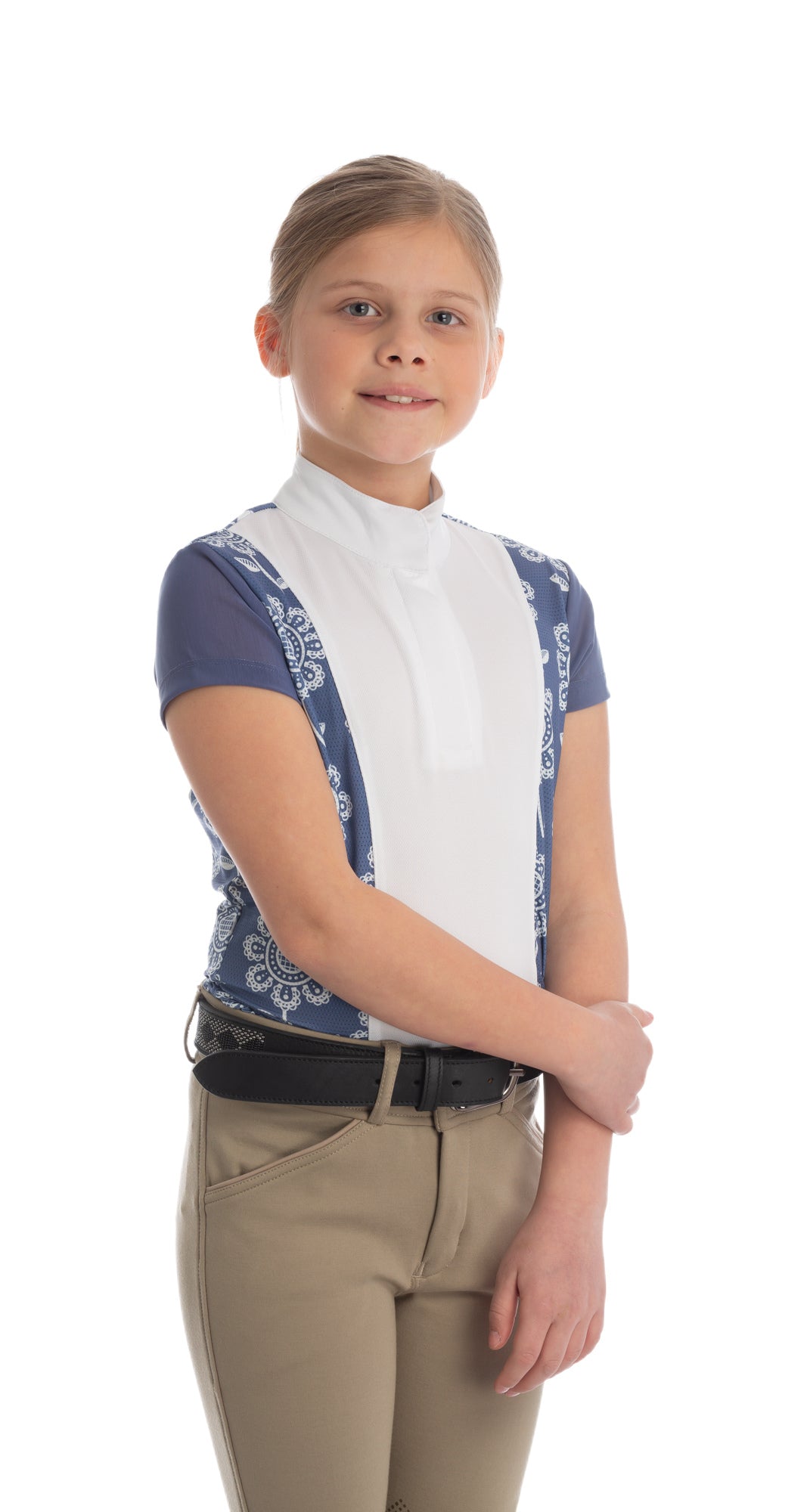 Equinavia Charlotte Kids Short Sleeved Show Shirt image 