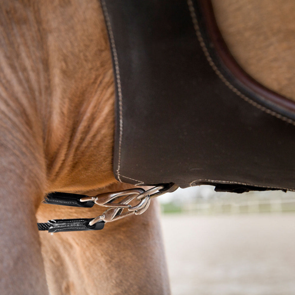 Horze Sparta Nylon/Leather Draw Reins image 