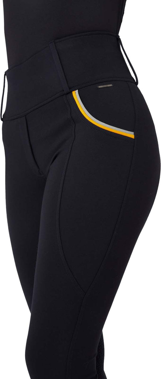 Horze Lucinda Womens High Waist Full Seat Tights image 