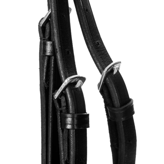 Equinavia Saga Dressage Crank Noseband Bridle &amp; Reins image 