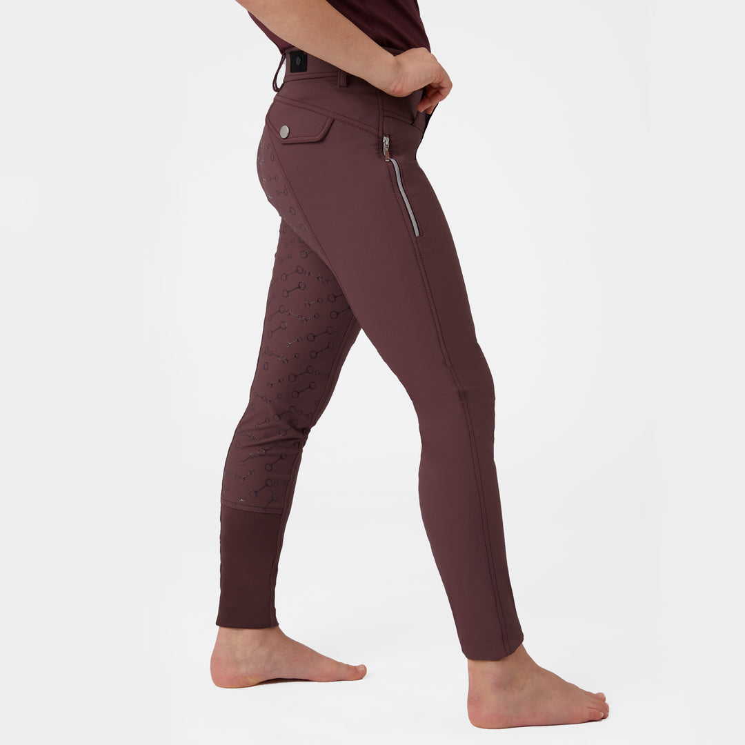 Horze Andrea JR Kids High Waist Full Grip Breeches image 