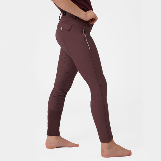 Horze Andrea JR Kids High Waist Full Grip Breeches image 