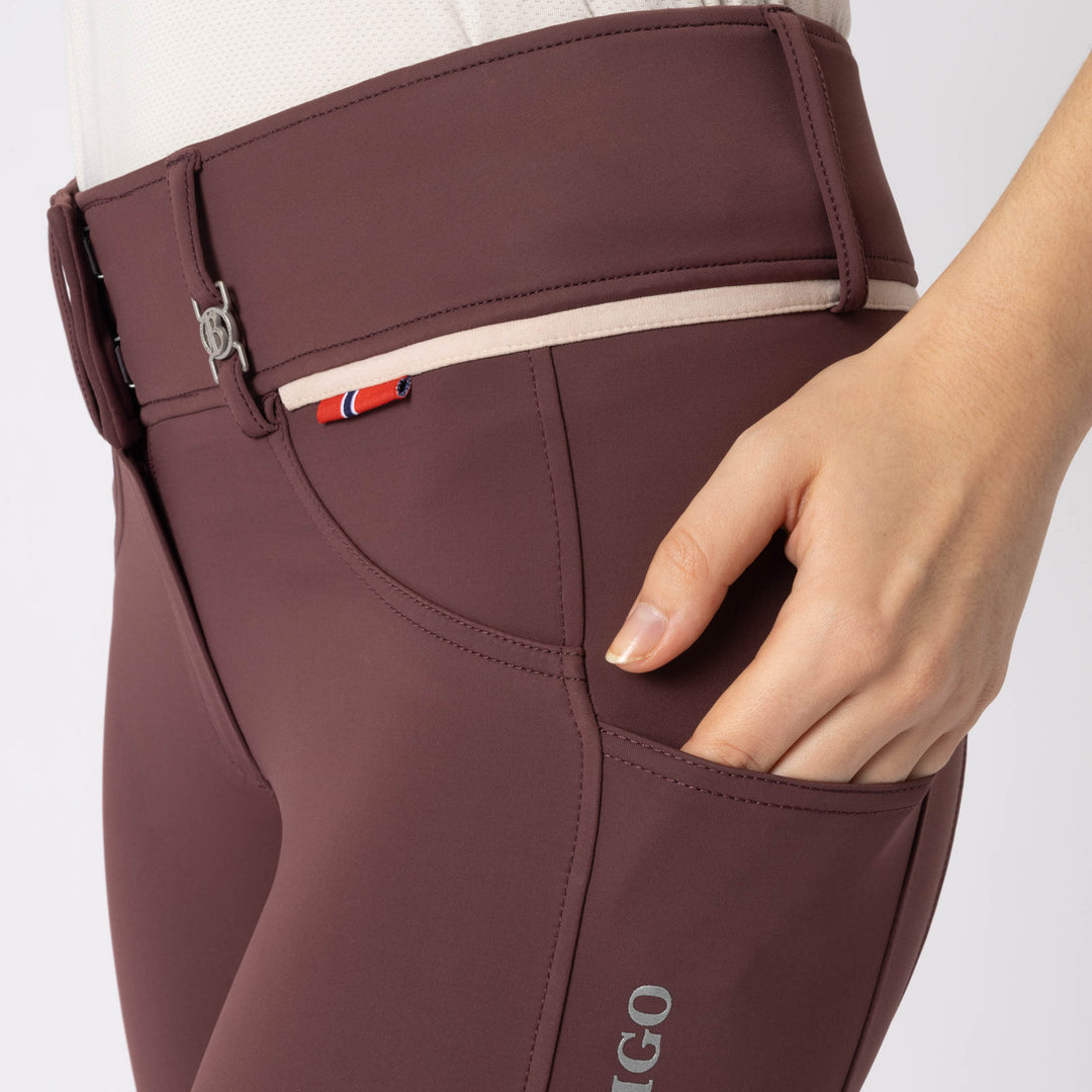 B Vertigo Elea Womens Knee Patch Breeches image 