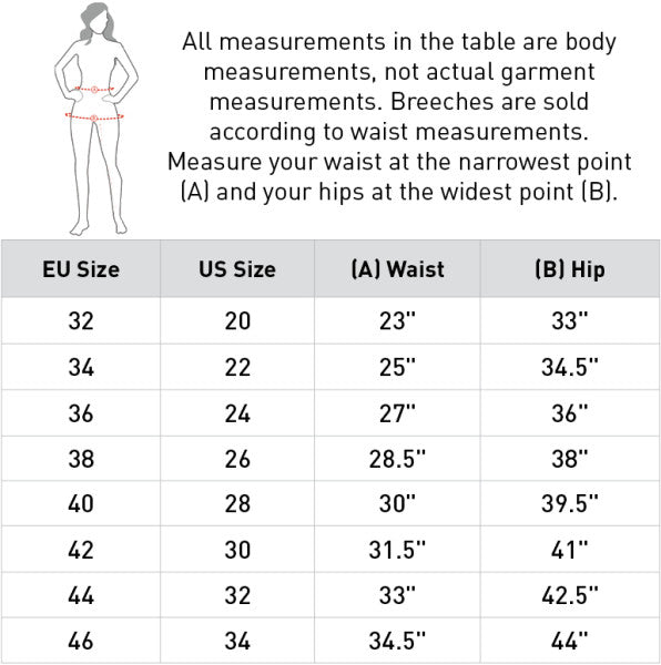 Size chart: Women&