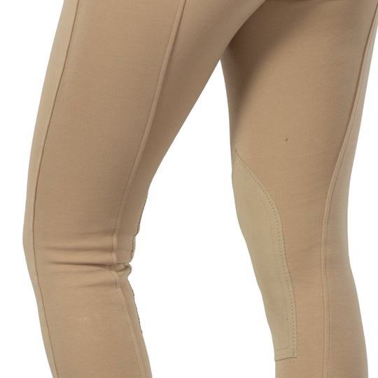 Horze Ella Womens Pull-On Knee Patch Breeches image 