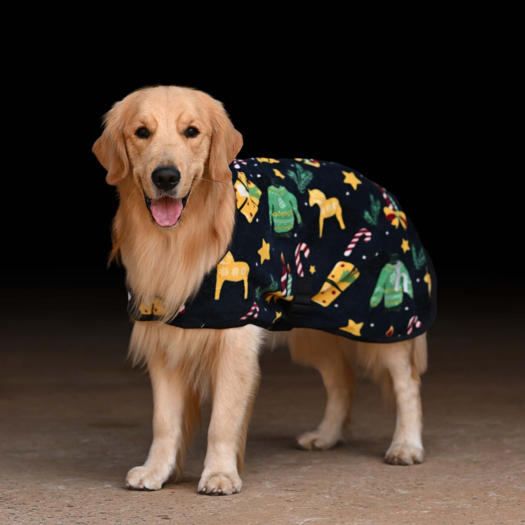 Horze Santa Dog Fleece Coat image #1