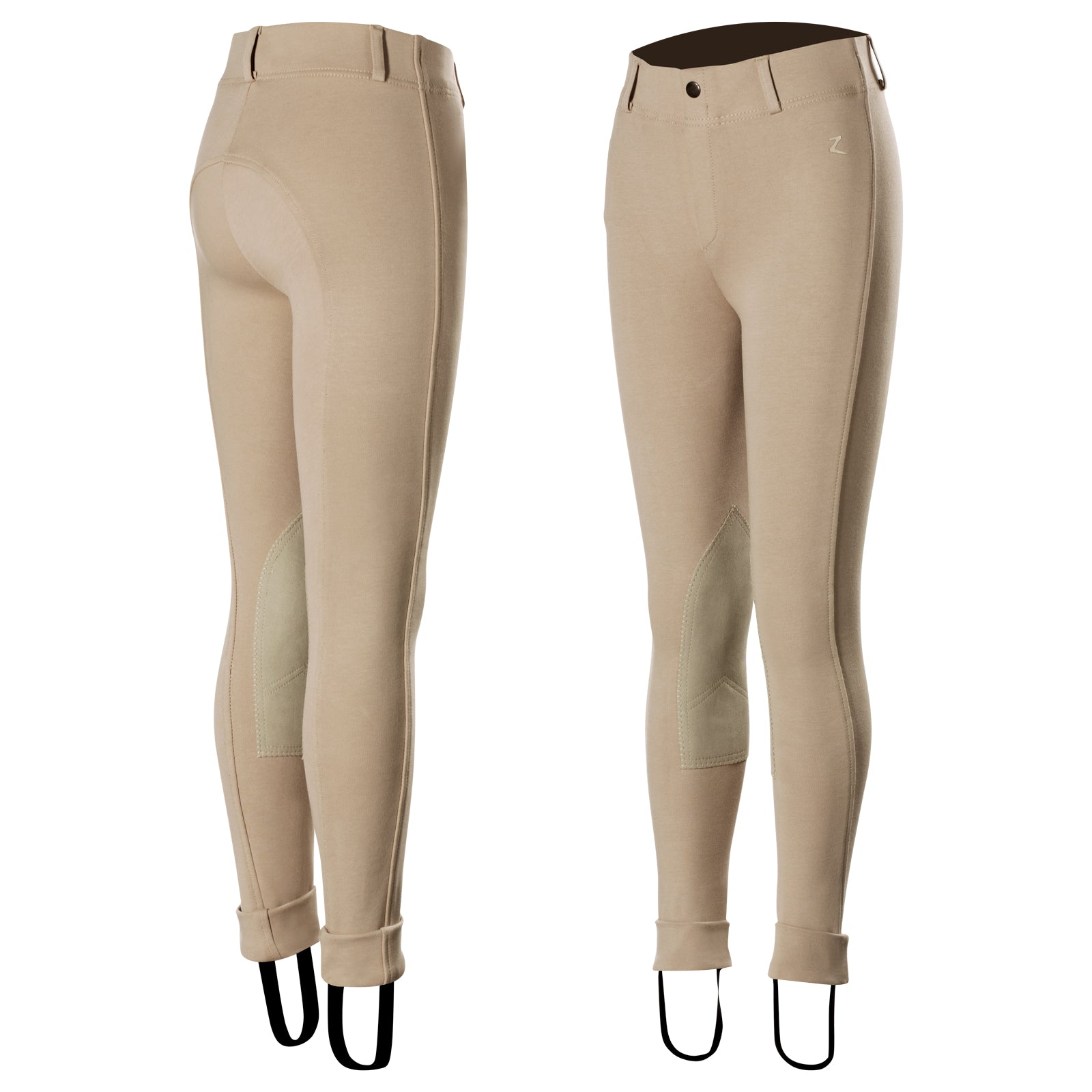 Horze Kids Nora Pull On Knee Patch Jodhpur Breeches image #1