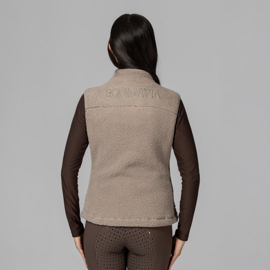 Equinavia Emma Womens Teddy Fleece Vest image 