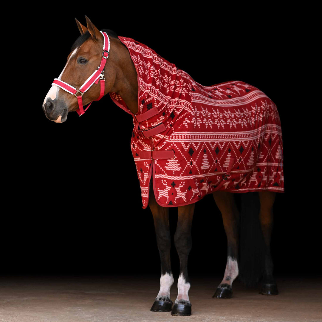 Horze Santa Christmas Fleece High Neck Cooler image #1