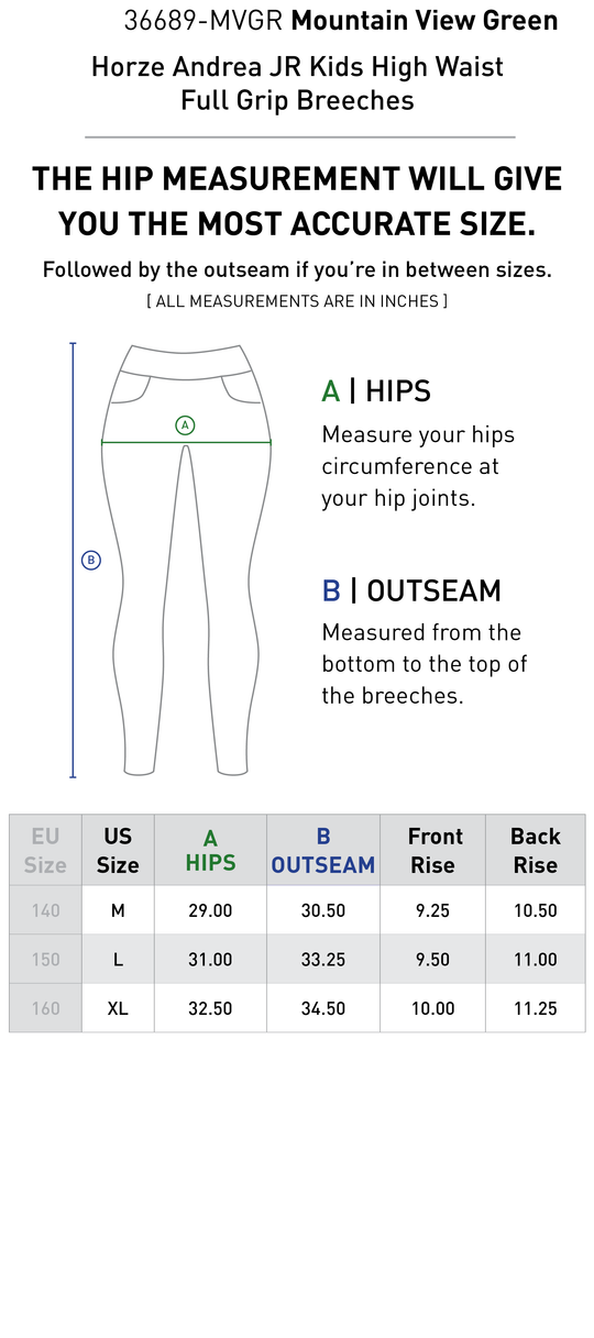 Size chart: Kid&