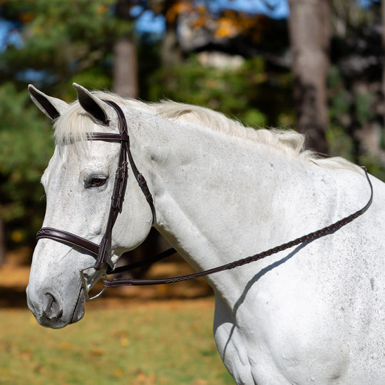 Equinavia Valkyrie Wide Noseband Hunter Bridle with Reins image 