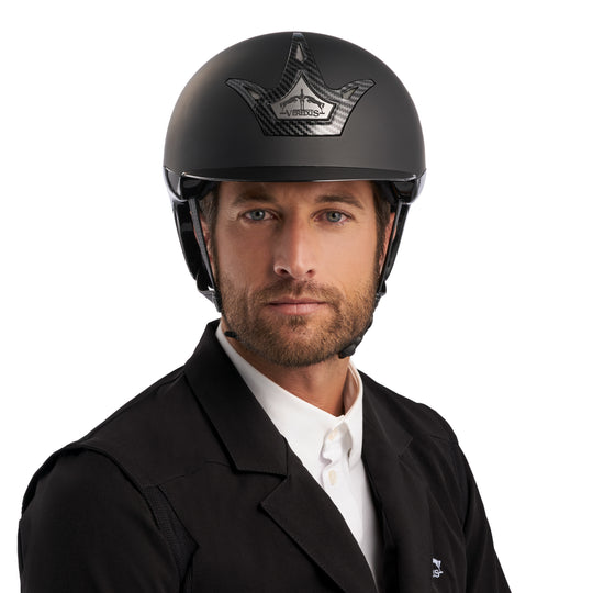 Veredus Vita Carbon Gel GST Matte Riding Helmet with Standard Visor image 