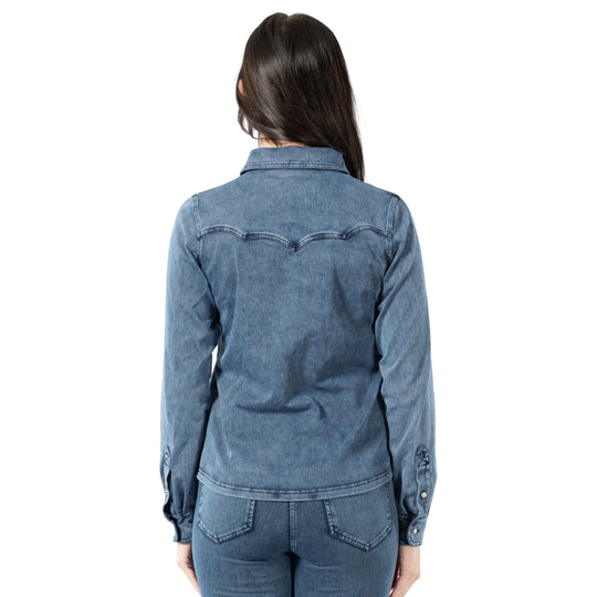 Horze Ulrika Womens Western Stretch Shirt image 