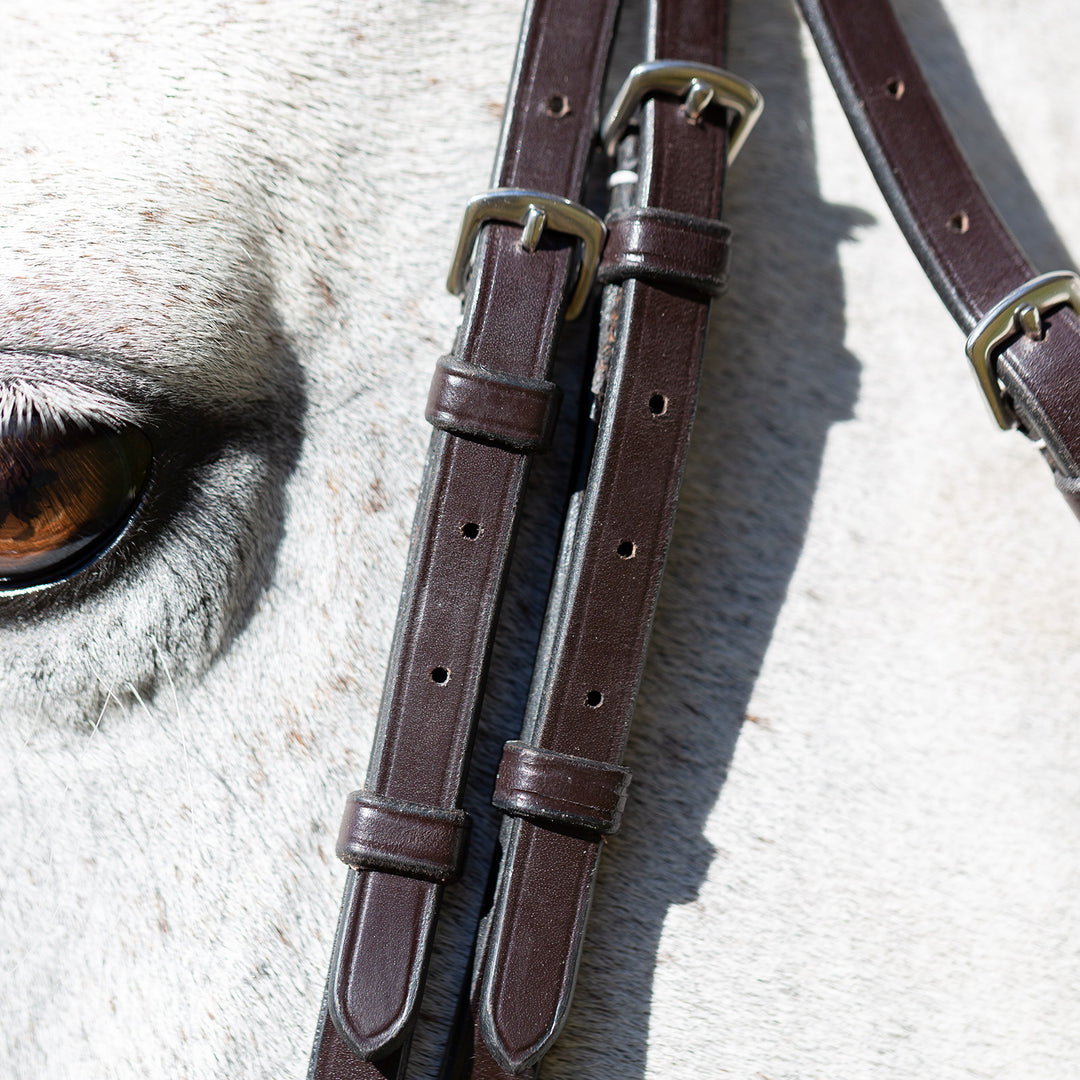 Equinavia Valkyrie Wide Noseband Hunter Bridle with Reins image 