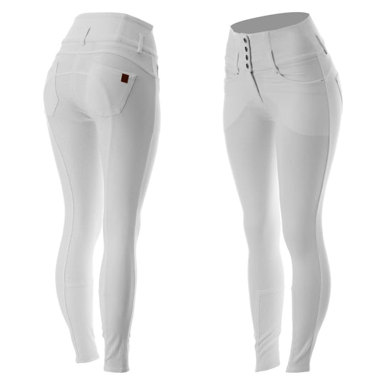 Horze Tara Womens High Waist Silicone Full Seat Breeches image 