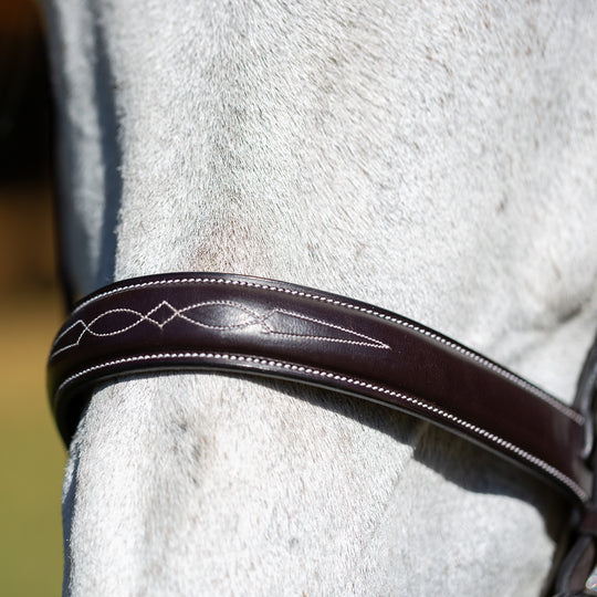 Equinavia Valkyrie Wide Noseband Hunter Bridle with Reins image 