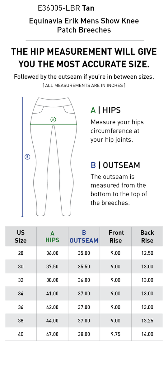 Size chart: Men&