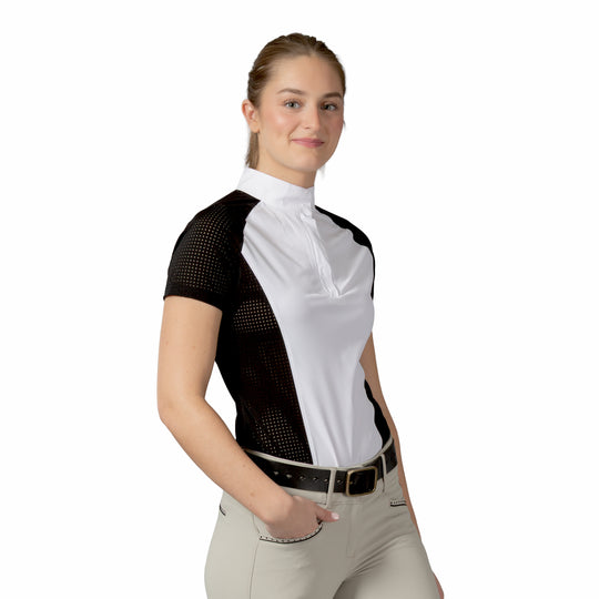 Equinavia Sara Womens Perforated Short Sleeved Show Shirt image 