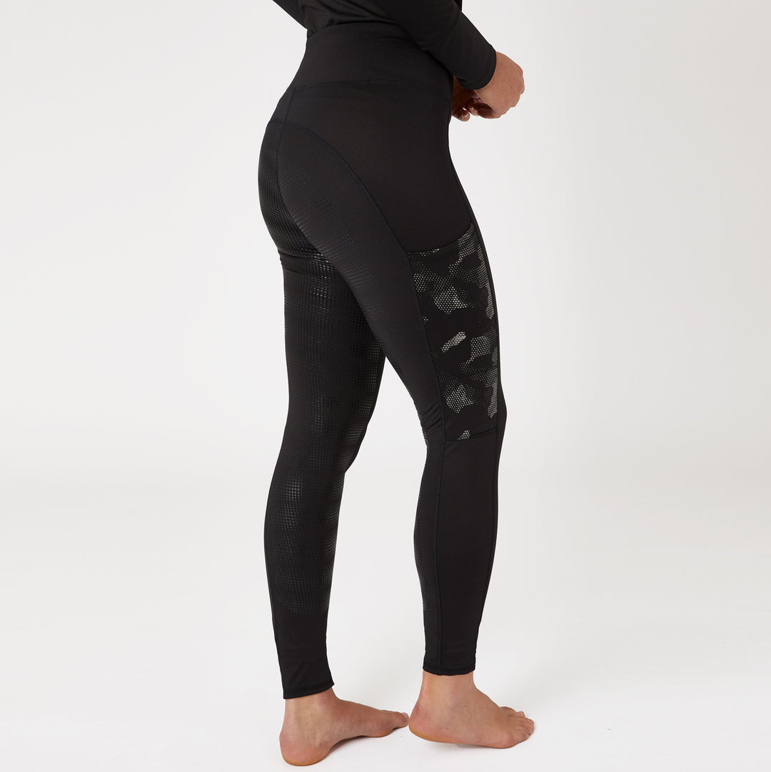 Horze Luminox Womens Tights with Reflective Print image 