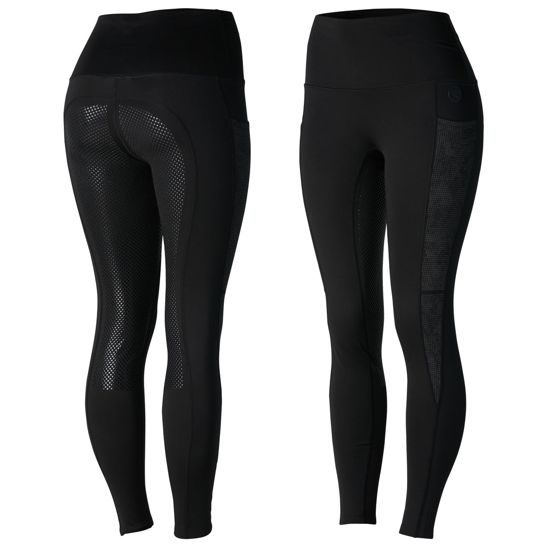 Horze Ramona Womens Reflective High Waist Winter Riding Tights image #1