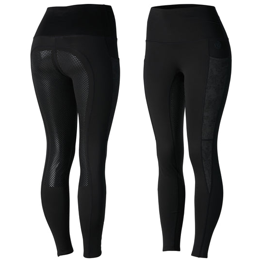 Horze Ramona Womens Reflective High Waist Winter Riding Tights image 
