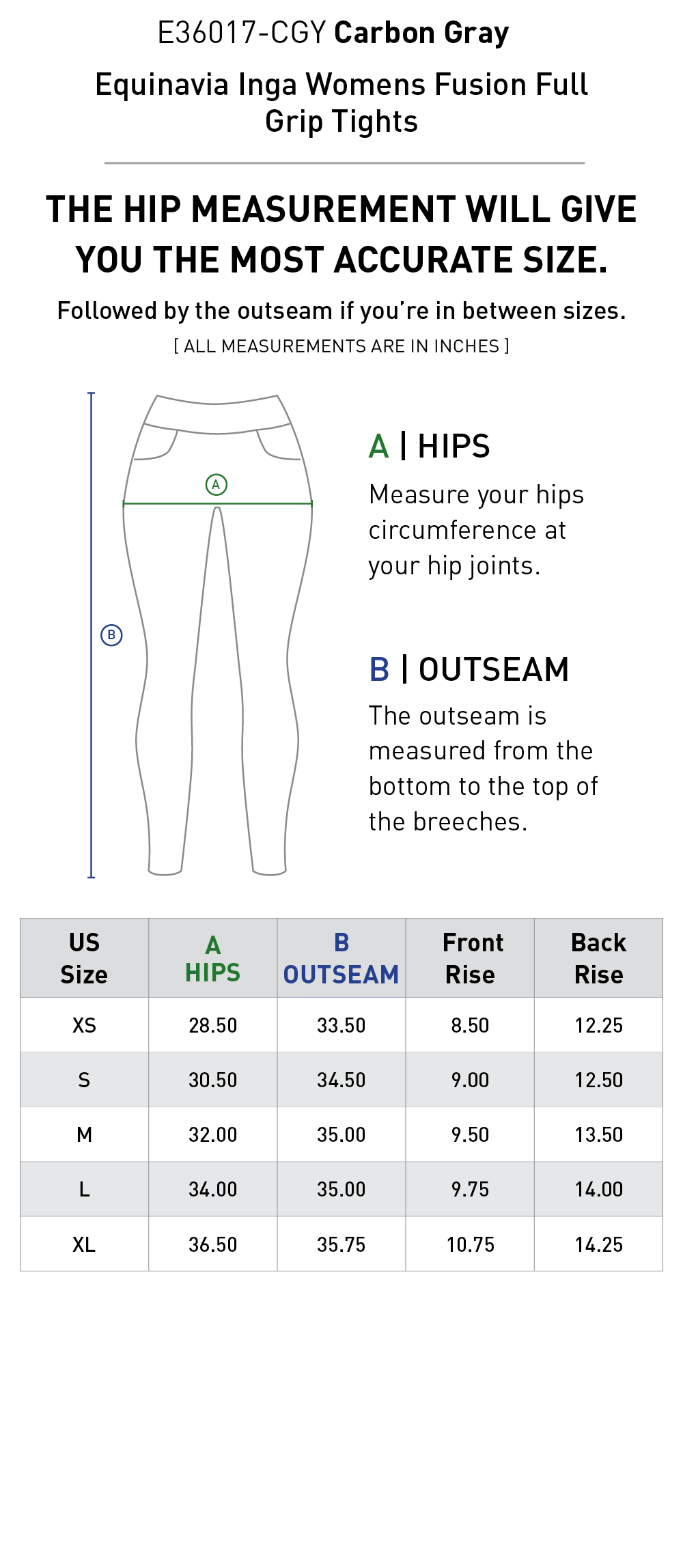 Size chart: Women&