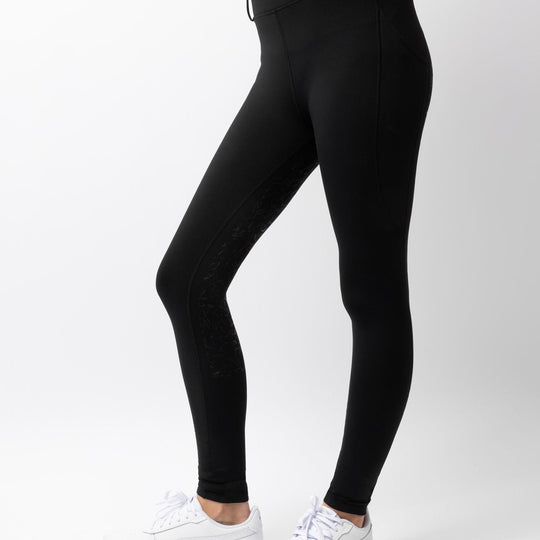 Horze Dea Kids Winter Thermo Full Seat Tights image 