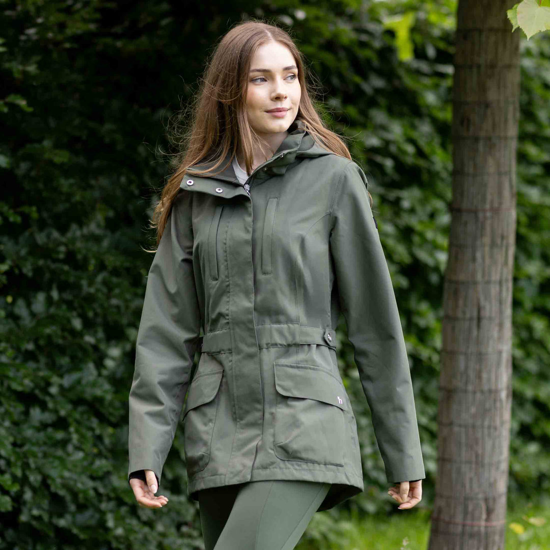 Horze Jadine Womens Waterproof Shell Jacket image 