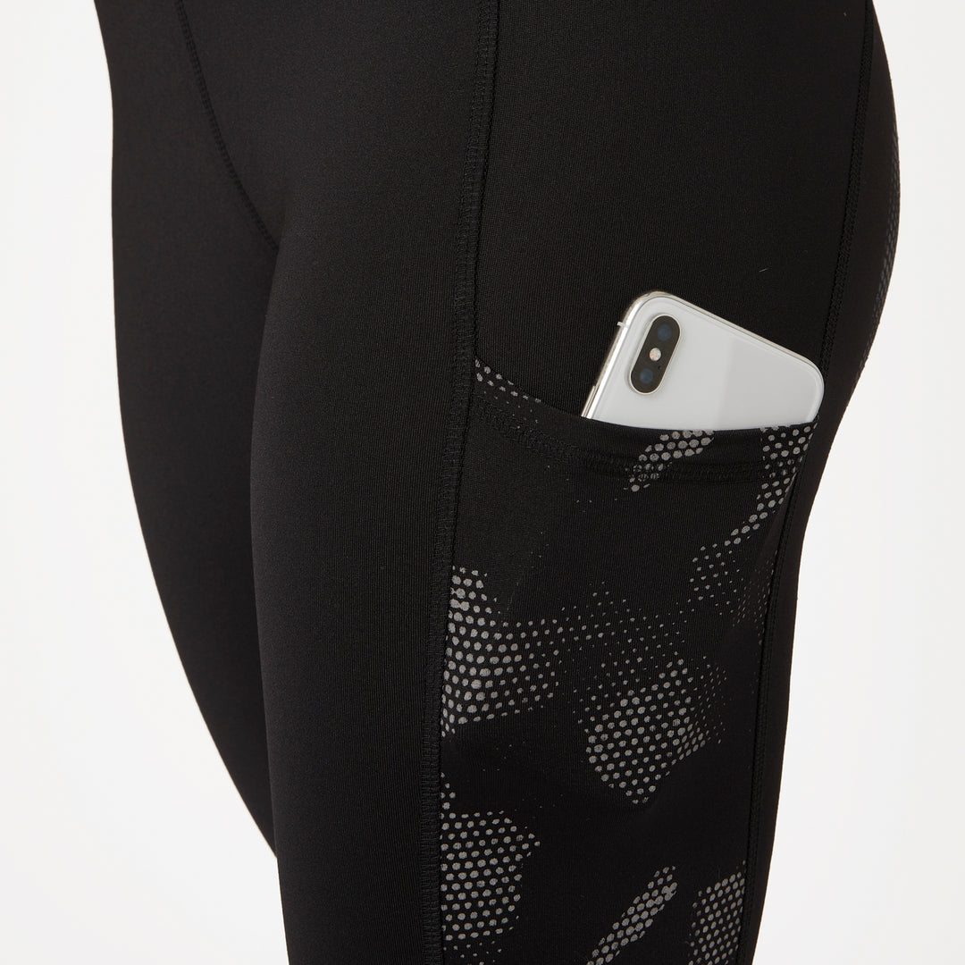 Horze Luminox Womens Tights with Reflective Print image 