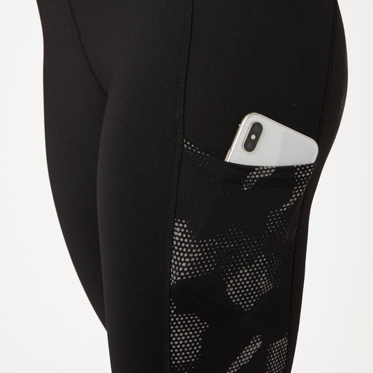 Horze Luminox Womens Tights with Reflective Print image 