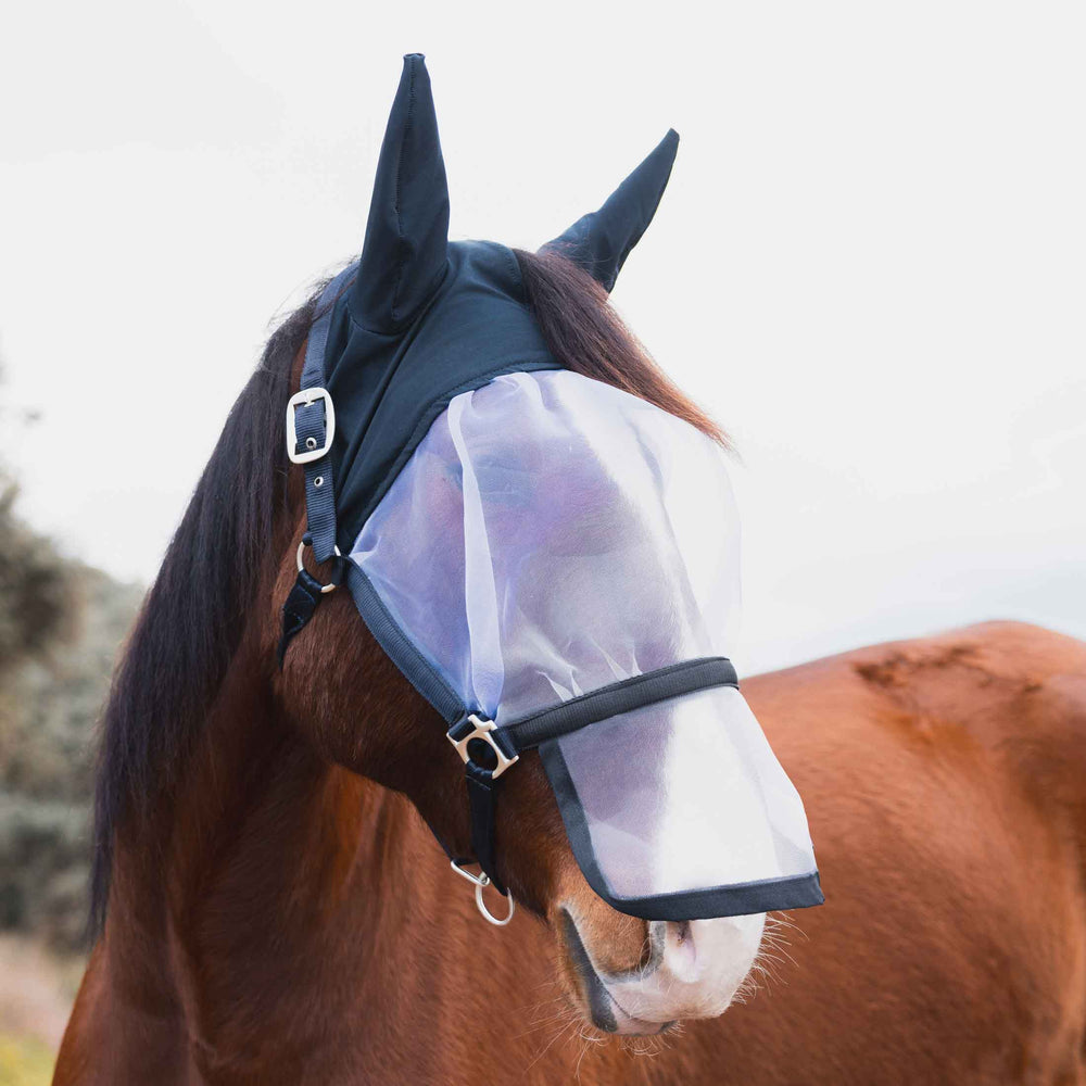 Horze Paso Fino 2 in 1 Halter and Fly Mask image #2