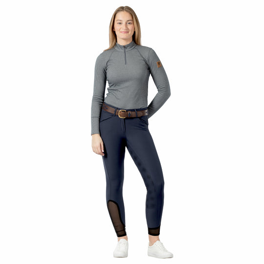Equinavia Lara Womens Houndstooth Quarter Zip image 