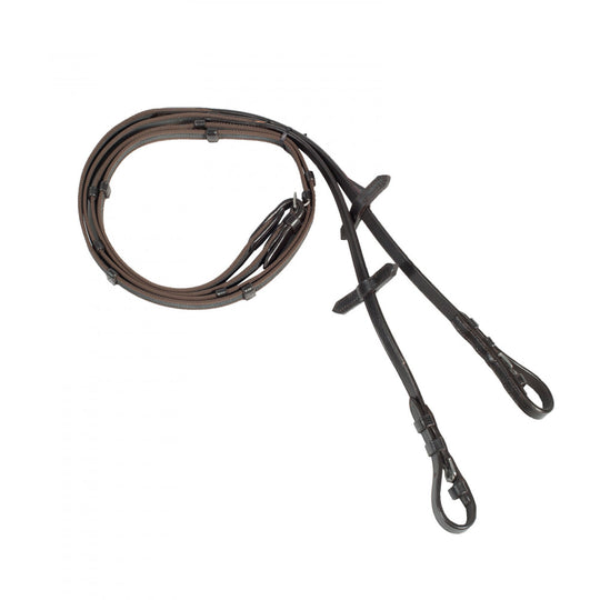 Horze Slender Intertwined Reins image 