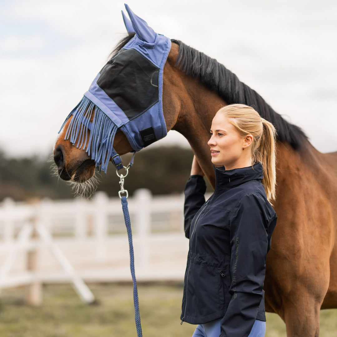 Horze Fly Mask with Detachable Nose Fringe image 
