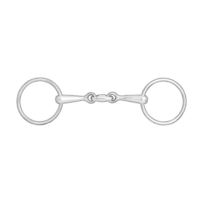 Horze Lozenge Link Loose Ring Snaffle Bit - 13mm Width image #1