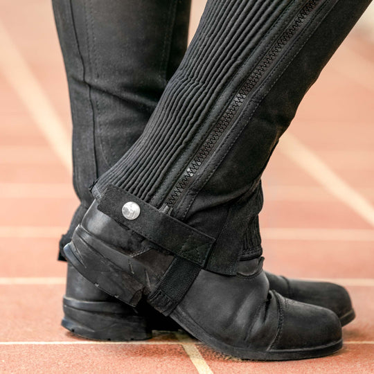 Horze Ribbed Amara Half Chaps image 