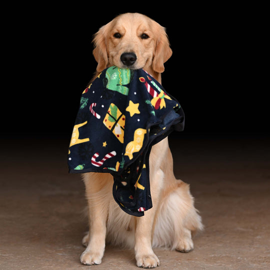 Horze Santa Dog Fleece Coat image 