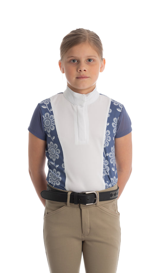 Equinavia Charlotte Kids Short Sleeved Show Shirt image 