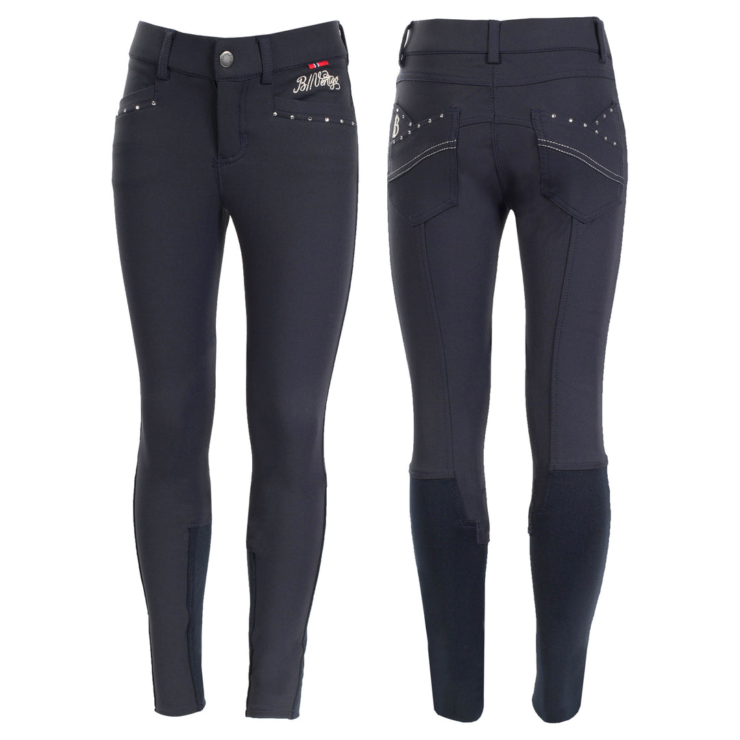 B Vertigo Olivia Girls Silicone Full Seat Breeches image #1